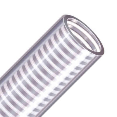 Manguera de PVC transparente para succión y descarga de alimentos y bebidas - Food Krystal ~ 127 mm (5 pulg)