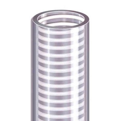 Manguera de PVC transparente para succión y descarga de alimentos y bebidas - Food Krystal ~ 127 mm (5 pulg)